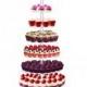 7 Tiers 1/4" Commercial Clear Acrylic cup cake Stand
