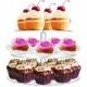 3 Tiers 1/4" Commercial Clear Acrylic cup cake Stand