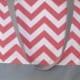 Set of 7 Chevron Tote Bags . Coral and Gray . chevron Beach bag . Standard size . Great bridesmaid gifts MONOGRAMMING Available