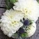 24 Wedding Bouquet Ideas & Inspiration - Peonies, Dahlias, Lilies And Hydrangea