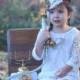 Arabella - Ivory, White Lace Dress Flower Girls Dress Girls Dress Toddler Dress