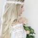 White Bridal Headband, White Floral Crown, Flower Girl Hair Wreath, White Bridal Flower Crown, Bridal Hair Accessories, Wedding Headband.
