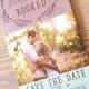 Save The Date Bookmark, save the date, bookmark, Wedding Stationery
