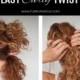 Easy Everyday Curly Hairstyle Tutorial - The Curly Twist