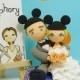 Aladin Disney theme Custom wedding cake topper