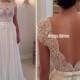White/Ivory NEW Bridal Gown Wedding Dress Custom Size 6 8 10 12 14 16 18   