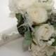 SALE Winter White Bridal Bouquet