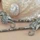 Beach Wedding Hair Accessories~Silver Seahorse Hair Pins~Fashion Accessory Sea Shells~Pearls