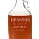 Personalized Will You Be My Groomsman Growler