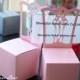 12pcs Pink Chair Wedding Favor Box Party Decoration TH005