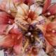 Paper Flower Bouquet Wedding / Anniversary / Origami Flowers Lily Burnt Orange Cinder Peach Mother's Day