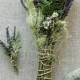 Alternative Eco Friendly Natural Woodland Wedding Bouquet and Grooms Boutonniere