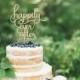 Cake Topper Wedding, Happily Ever After Cake Topper, Personalized Custom Cake Topper, Bridal Shower, Engagement, Anniversary Cake Topper