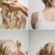 DIY Halo Braid Tutorial With Frou Frou Ribbon - Once Wed