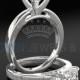 Diamond Ring Women Princess Cut Engagement Ring 2.30 Carat H SI2 Certified Diamond 14K White Gold Ring
