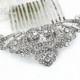 Art Deco wedding comb bridal hair comb vintage style crystal comb rhinestone hair accessories Art Deco hairpiece 5146