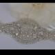 Karlie - Vintage Style Rhinestone Crystals Wedding Belt Sash