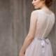 Ulyana // Sheer back wedding dress - Illusion back wedding gown - Romantic wedding dress - Bohemian wedding gown - Boho dress - Lace