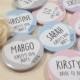 Personalised Quirky Heart Hen Party / Wedding / Team Bride Badge / wedding accessories - Different names for each badge