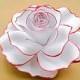 Giant White Paper Rose, White Flower Blooms, Extra Large Paper Rose, Spring Summer Wedding Decor, Vintage Paper Flower, Big Paper Flower