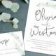 Organic Wedding Invitation, Earthy Wedding Invitation, Outdoorsy Wedding Invite, Rustic Wedding Invitation
