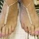 Glamorous barefoot sandals