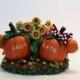 Mickey and Minnie Mouse Inspired Pumpkins Wedding Cake Topper Keepsake