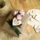 Personalized 3cm Engraved Wooden Hearts With hole Gift Tags Wedding Decoration Bridal Shower Pack of 30 / 50 / 80 / 100 / 150 / 180 / 200