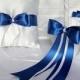 Wedding Accessories Royal Blue Flower Girl Basket Ring Bearer Bearer Pillow Pillow Customized Color