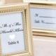 Golden Photo Frame/Place Holder Wedding Reception WJ015/B