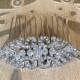 Art Deco rhinestone hair comb, rhinestone, 1920s, weddings, rustic, bridal, jewelry, country, decorative, hair comb, Art Deco, hair slide
