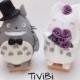 Custom Wedding Cake Topper Totoro