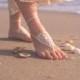 Girls Barefoot Sandals- Beach Wedding- Baby Foot Jewelry- Footless Sandals- Barefoot Wedding Sandals- Flower Girl Gift- Barefoot Sandles