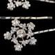 Wedding Hair Accessory - Bridal hair pin - Flowers - Snowflake hair pin - Jules Crystal bobby pin set of 4