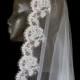 Long Wedding Veil, Cathedral Veil, Mantilla Bridal Veil, Alencon Lace Veil, Pearl Veil, Lace Veil, Made-to-Order Only, Bespoke Veil