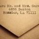 25 Rustic Return Address A2 Envelopes - Wedding return address envelope - KRAFT envelope - Rustic Wedding Invitation - Sample