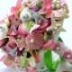 Lilly Pulitzer inspired Sea Shell Bouquet, Sea Shell bouquet, wedding bouquet, pink bouquets