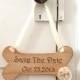 Save the date sign, wood dog bone sign, wedding engagement announcement, photography props, pet save the date