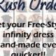 RUSH ORDER for NON-Standard color infinity dresses only -- Free-Style Dress -- convertible dress, infinity bridesmaid dresses, wedding dress