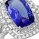 6.22 carat Tanzanite & Diamond Ring by Raven Fine Jewelers