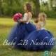 Navy Flower Girl Dress Tulle Wedding Flower Girl Dress  All Sizes  Baby to Girls 10