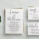 Printable Wedding Invitation Suite Calligraphy / Save the Date / RSVP/ Thank You/ Details / Custom / Download / Invite Set / Gigi Suite