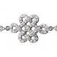 Endless Knot Diamond Bracelet Tibetan symbol of endless love, Endless Love Knot, 14K gold bracelet, 0.25 CT diamonds