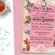 Alice in Wonderland Tea Party Bridal Shower Invitation, DIY Printable, Vintage Invite by Event Printables