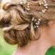 Set of 3 Crystal Hair pins bridal hair pins Silver hair pins wedding hair pins Gold Hair pins bridal hair set crystal leaf hair pins #155