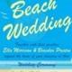Wedding Invitation - Tropical Beach