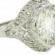 GORGEOUS Antique Art Deco Platinum 4.68ct G VS2 Round Diamond Engagement Ring MSRP 178210