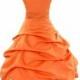 Orange Flower Girl Dress tie sash pageant wedding bridal recital children bridesmaid toddler childs 37 sash sizes 2 4 6 8 10 12 14 16 
