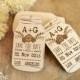 Save the date Engraved Wooden Mason Jar tag With hole Rustic Wedding Bridal Shower Gift Tags Pack of 30 / 50 / 80 / 100 / 150