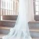 Cathedral Veil- Ivory Lace Mantilla Bridal Veil- Spanish Lace Mantilla from Spain- Style: Antonia- Made to Order